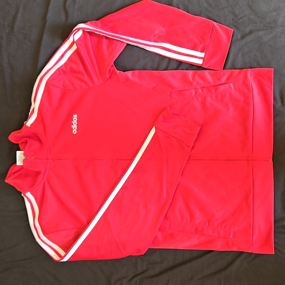 Adidas girls track jacket